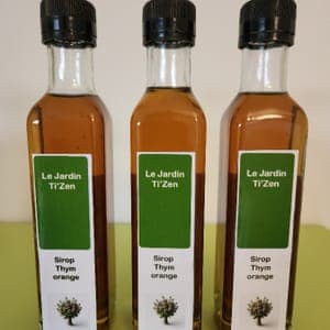 Sirop de thym orange