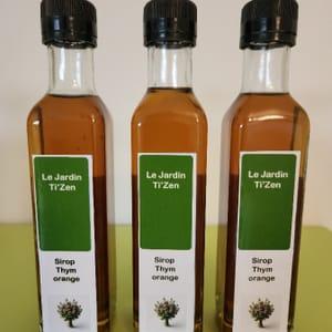 Sirop de thym orange