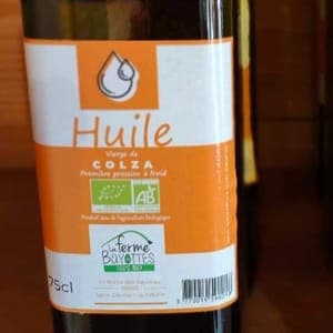HUILE DE COLZA - Ferme des Bayottes