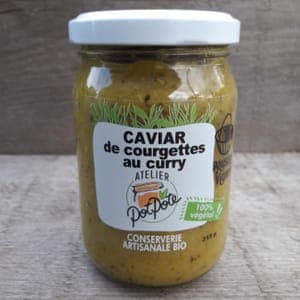 Caviar de courgettes au curry