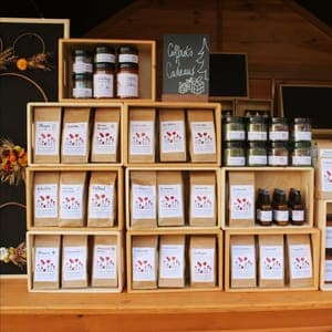 Stand marché zoom