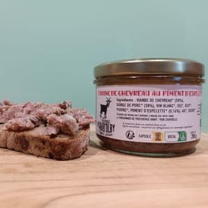 Terrine de chevreau au piment d'Espelette