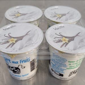 Yaourt Vanille Lot de 4