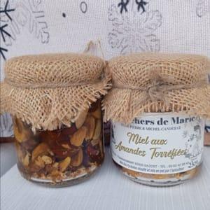 Miels aux amandes Torréfiées