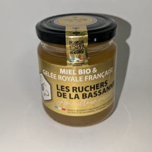 MIEL D'ACACIA BIO A LA GELEE ROYALE BIO 250g