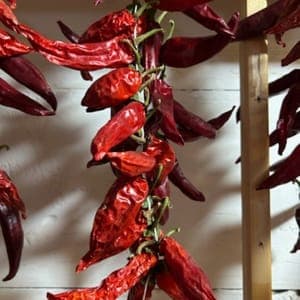 Guirlande de piments forts