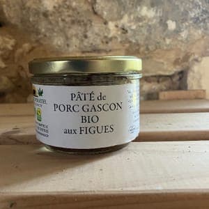 Pâté de porc gascon bio aux figues