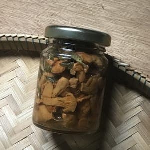 Girolles au vinaigre de cidre
