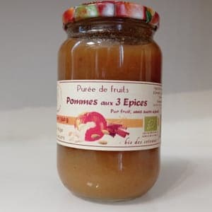 purée de pommes aux 3 épices 340 g