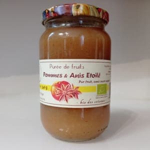 purée de pommes à l'anis étoilé 340 g