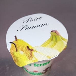 Yaourt poire-banane brebis