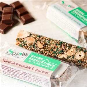 Barre énergétique à la spiruline