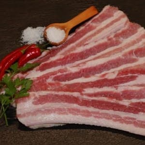 Ventrèche fraiche tranchée