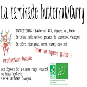 Tartin'up : La tartinade de butternut au Curry