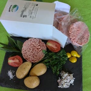 VEAU - 8 steaks hachés "façon bouchère" boîte de 