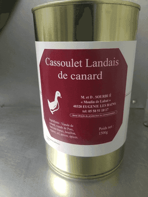 cassoulet  de canard