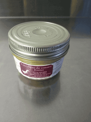 Foie gras entier en conserve
