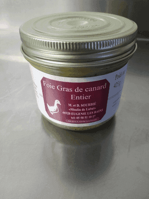 Foie gras entier en conserve