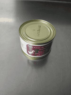Foie gras entier en conserve