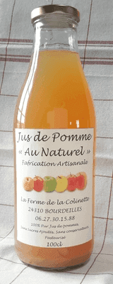 Jus de Pomme au naturel