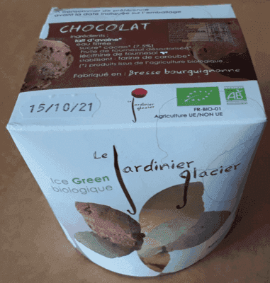 GLACE VEGETALE CHOCOLAT 550ML( avoine)