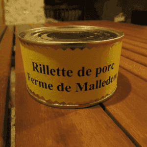 Rillettes de porc en verrine de 190 gr