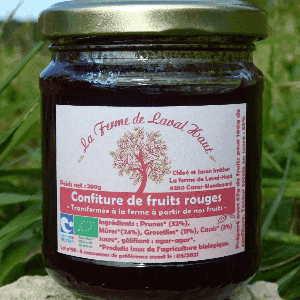 Confiture de fruits rouges