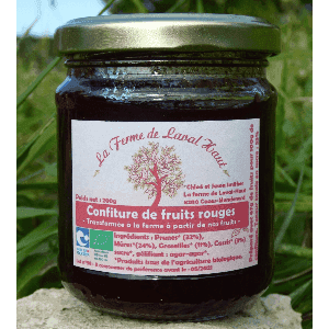 Confiture de fruits rouges