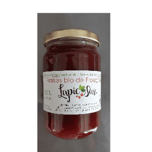 Confiture de fraises bio de Plougastel