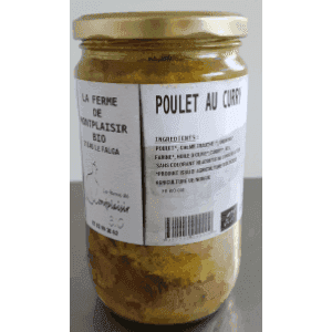 POULET AU CURRY BIO