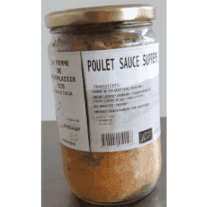 POULET SAUCE SUPRÊME BIO