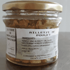 RILLETTES 100% POULET BIO