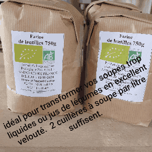 farine de lentilles 750g