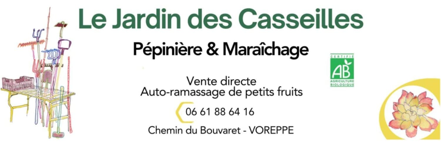 Bannière de Jardin des Casseilles