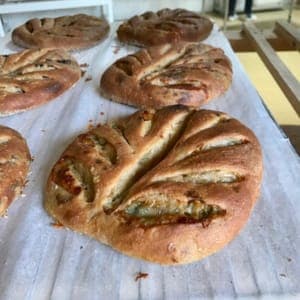 Fougasse au roquefort