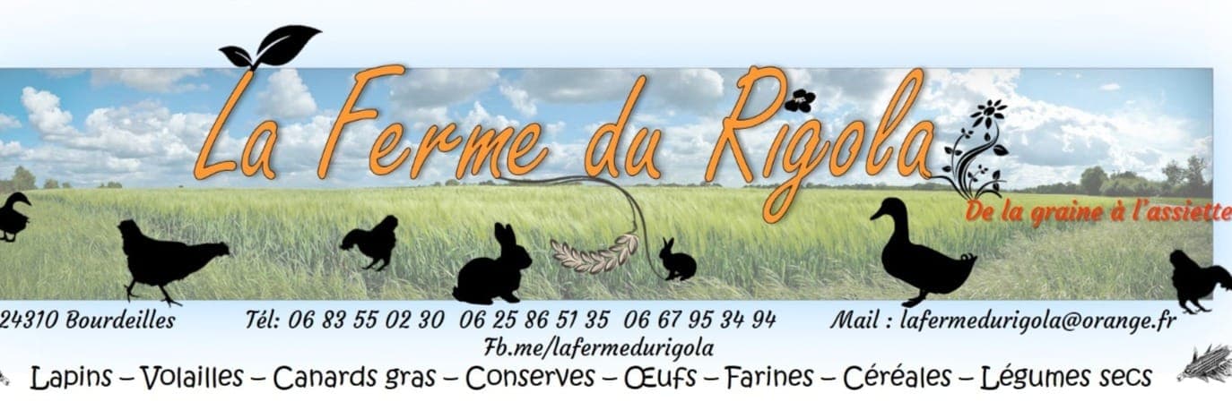 Bannière de La Ferme du Rigola