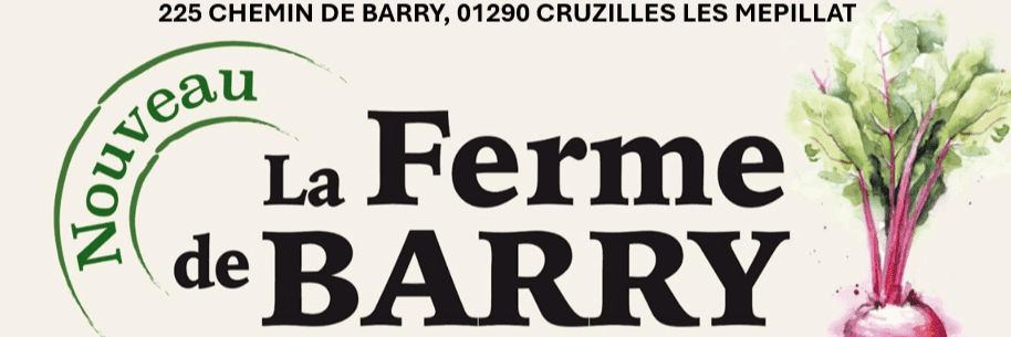 Bannière de LA FERME DE BARRY