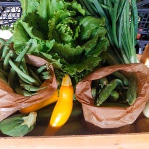 Cagette de légumes variés