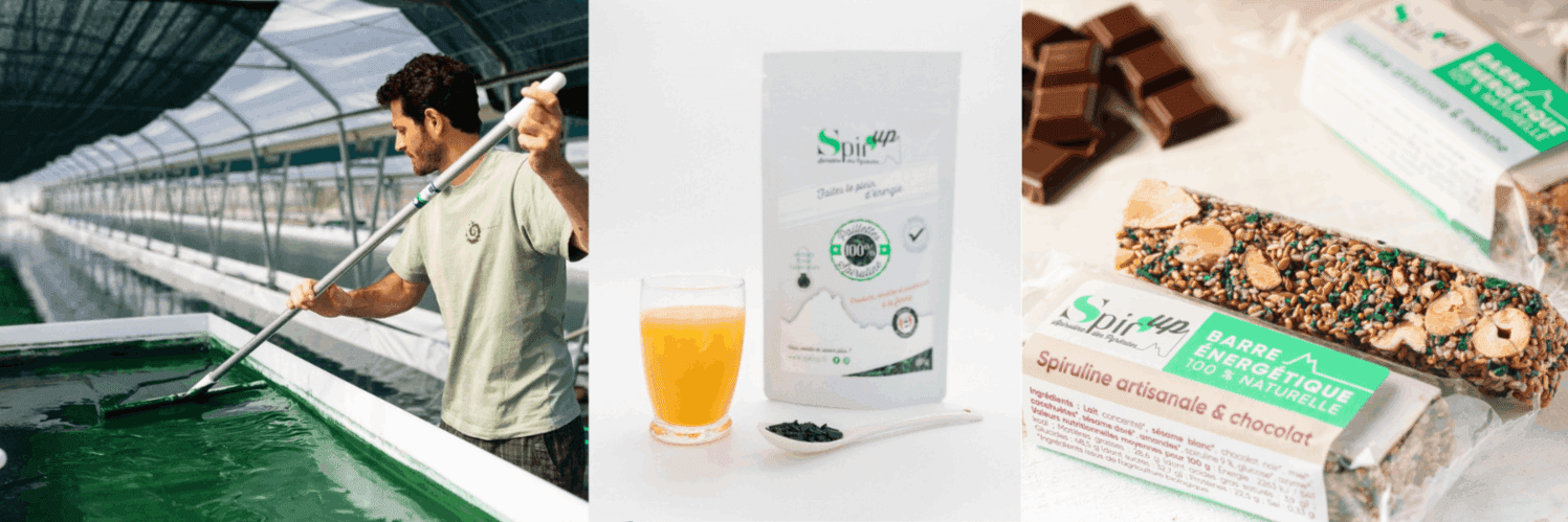 Bannière de Spir'up - Spiruline des Pyrénées