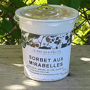 sorbet aux mirabelles 12 cl