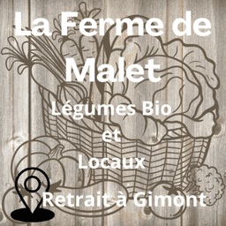 Logo de La Ferme de Malet - retrait à GIMONT