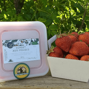 sorbet de fraises 50 cl