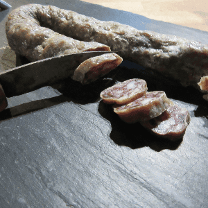 Saucisse sèche de porc noir Ferme du CASTEROU