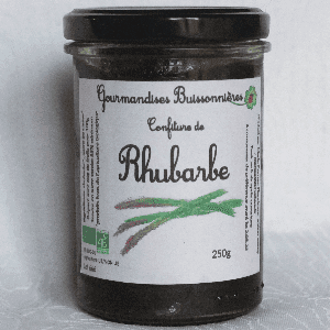 confiture de rhubarbe