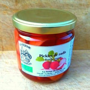 Radis rond rouge en pickle