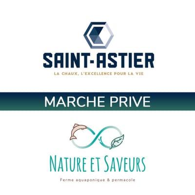Logo de Marché Privé Nature et Saveurs pour les Chaux de Saint Astier
