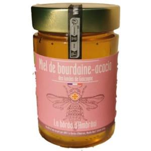 miel bio de bourdaine - acacia des landes de Gascogne