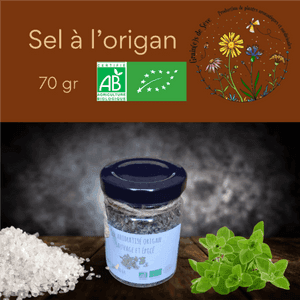 Sel aromatisé Origans sauvage et épicé) 70 gr