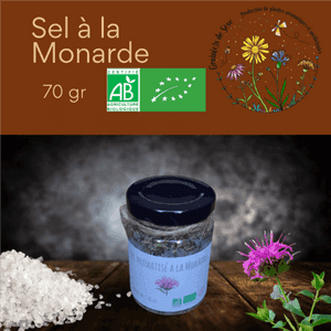 Sel aromatisé à la Monarde 70gr