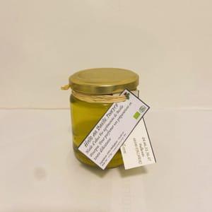Huile d' olive au basilic pourpre